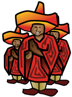 Three Amigos Mexican Logo